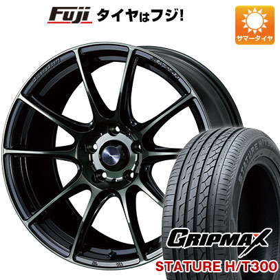 【新品国産5穴114.3車】 夏タイヤ ホイール4本セット 225/55R18 グリップマックス スタチャー H/T300 BSW（限定） ウェッズ ウェッズスポーツ SA 25R 18インチ :fuji 1321 136690 40200 40200:フジコーポレーション