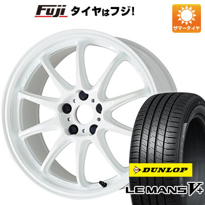 【新品国産5穴114.3車】 夏タイヤ ホイール4本セット 225/40R18 ダンロップ ルマン V+(ファイブプラス) ワーク エモーション ZR10 18インチ｜fujicorporation