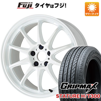 【新品国産5穴114.3車】 夏タイヤ ホイール4本セット 235/55R18 グリップマックス スタチャー H/T300 BSW（限定） ワーク エモーション ZR10 18インチ :fuji 1303 142007 40205 40205:フジコーポレーション