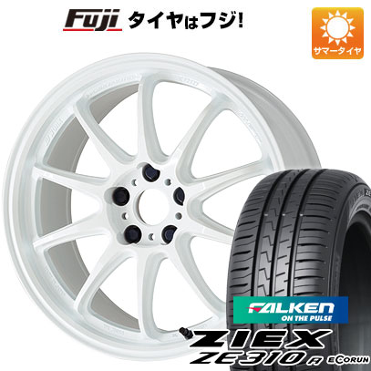 ZIEX 【新品国産車用 5穴114.3車】 夏タイヤ ホイール4本セット 215 