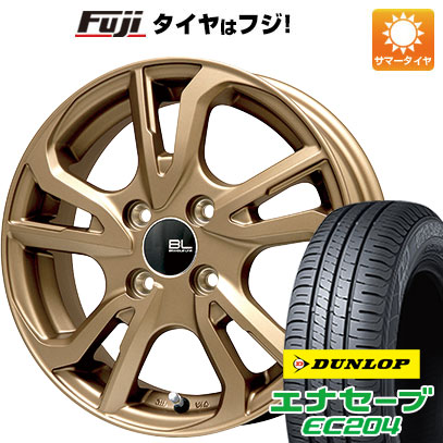 【新品 軽自動車】エブリイワゴン 夏タイヤ ホイール4本セット 165/60R14 ダンロップ エナセーブ EC204 ブランドルライン レツィオ ブロンズ 14インチ :fuji 10161 110456 25598 25598:フジコーポレーション