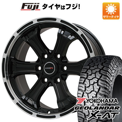 【新品国産6穴139.7車】 夏タイヤ ホイール4本セット 315/75R16 ヨコハマ ジオランダー X-AT G016 ビッグウエイ B-MUD K 16インチ｜fujicorporation