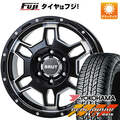 クーポン配布中 【新品国産6穴139.7車】 夏タイヤ ホイール4本セット 285/70R17 ヨコハマ ジオランダー A/T G015 OWL/RBL トライスター BRUT BR 66 17インチ :fuji 11822 151466 24489 24489:フジコーポレーション