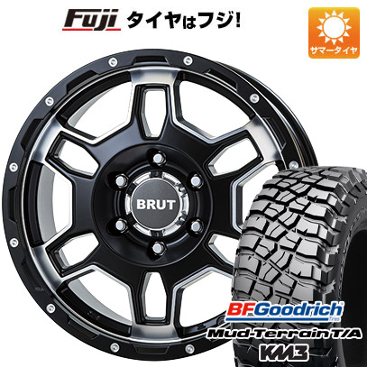 【新品国産6穴139.7車】 夏タイヤ ホイール4本セット 265/70R17 BFグッドリッチ マッドテレーンT/A KM3 トライスター BRUT BR 66 17インチ :fuji 11822 151466 26507 26507:フジコーポレーション