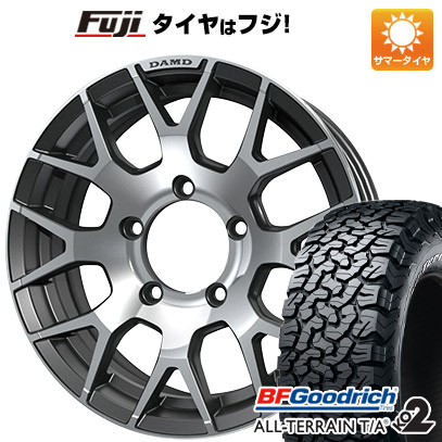 【新品】ジムニーシエラ 夏タイヤ ホイール4本セット 225/70R16 BFグッドリッチ オールテレーンT/A KO2 RWL/RBL ダムド リトルG 16インチ :fuji 16701 120186 22213 22213:フジコーポレーション