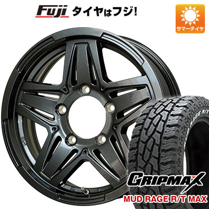 【新品】ジムニーシエラ 夏タイヤ ホイール４本セット 215/70R16 グリップマックス マッドレイジR/T MAX RWL(限定) ホットスタッフ マッドクロス JB 01 16インチ :fuji 16701 150442 33238 33238:フジコーポレーション