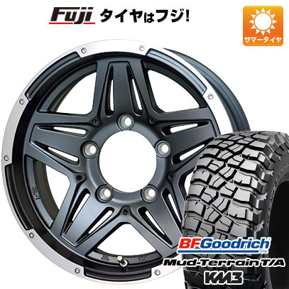 【新品】ジムニーシエラ 夏タイヤ ホイール4本セット 235/75R15 BFグッドリッチ マッドテレーンT/A KM3 ホットスタッフ マッドクロス JB 01 15インチ :fuji 21161 128955 28519 28519:フジコーポレーション