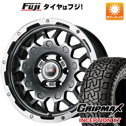 【新品】プラド 夏タイヤ ホイール4本セット 265/65R17 グリップマックス インセプション X/T RWL(限定) レアマイスター LMG MS-9W 17インチ｜fujicorporation