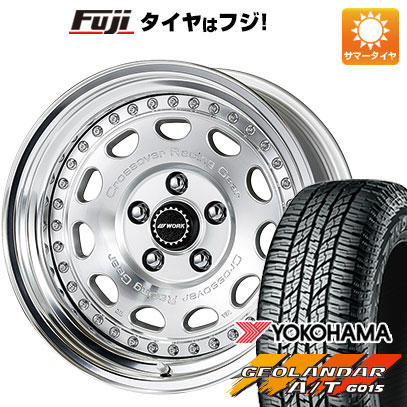 【新品国産5穴114.3車】 夏タイヤ ホイール4本セット 245/70R16 ヨコハマ ジオランダー A/T G015 OWL/RBL ワーク クラッグ ガルバトレ 16インチ : fuji 15841 145486 24490 24490 : フジコーポレーション