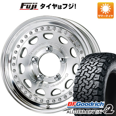 【新品】ジムニーシエラ 夏タイヤ ホイール4本セット 235/75R15 BFグッドリッチ オールテレーンT/A KO2 RWL/RBL ワーク クラッグ ガルバトレ 15インチ :fuji 21161 145482 22220 22220:フジコーポレーション