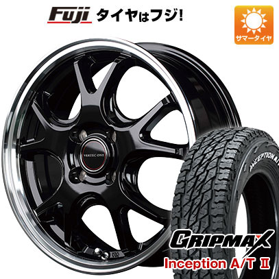 【新品 軽自動車】タフト ソリオ サマータイヤ ホイール4本セット 165/65R15 GRIPMAX インセプション A/TII RWL(限定) MID ヴァーテックワン エグゼ5 15インチ :fuji 21761 132505 42829 42829:フジコーポレーション