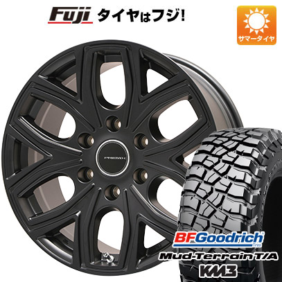 【新品国産6穴139.7車】 夏タイヤ ホイール4本セット 265/70R17 BFグッドリッチ マッドテレーンT/A KM3 ブランドル P03B 17インチ :fuji 11822 137164 26507 26507:フジコーポレーション