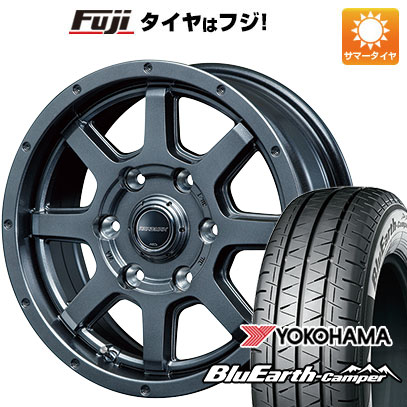 【新品】ハイエース200系 夏タイヤ ホイール4本セット 195/80R15 ヨコハマ ブルーアース キャンパー 107/105N MID ロードマックス マッドライダー 15インチ :fuji 2185 125932 41136 41136:フジコーポレーション