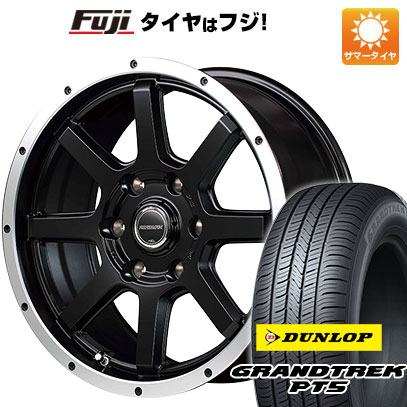 クーポン配布中 【新品国産6穴139.7車】 夏タイヤ ホイール4本セット 265/70R17 ダンロップ グラントレック PT5 MID ロードマックス WF 8 17インチ :fuji 11822 133670 40835 40835:フジコーポレーション