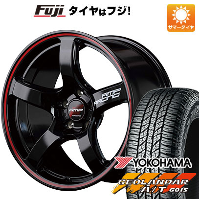 【新品国産5穴100車】 夏タイヤ ホイール4本セット 225/60R17 ヨコハマ ジオランダー A/T G015 RBL MID RMP レーシング R50 17インチ｜fujicorporation