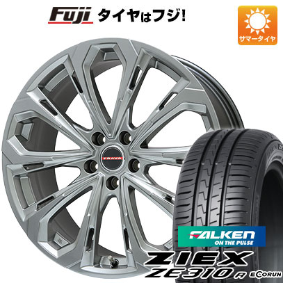 【新品国産5穴114.3車】 夏タイヤ ホイール4本セット 225/65R17 ファルケン ジークス ZE310R エコラン（限定） ビッグウエイ LEYSEEN プラバ5X 17インチ｜fujicorporation