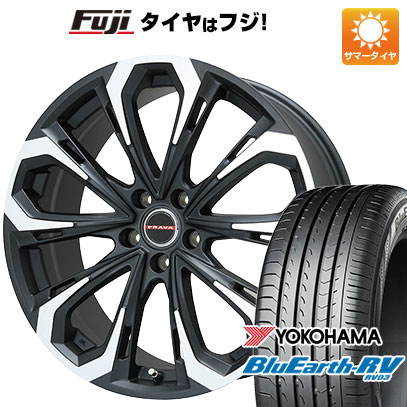 【パンク保証付】【新品国産5穴114.3車】 夏タイヤ ホイール4本セット 215/55R17 ヨコハマ ブルーアース RV 03 ビッグウエイ LEYSEEN プラバ5X 17インチ :fuji 1841 114999 36875 36875:フジコーポレーション