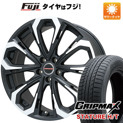 【新品国産5穴114.3車】 夏タイヤ ホイール4本セット 235/55R18 グリップマックス スタチャー H/T BSW（限定） ビッグウエイ LEYSEEN プラバ5X 18インチ :fuji 1303 115005 38304 38304:フジコーポレーション