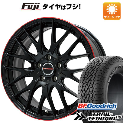 【新品国産5穴114.3車】 夏タイヤ ホイール4本セット 225/60R18 BFグッドリッチ トレールテレーンT/A ORBL ビッグウエイ LEYSEEN プラバ9M 18インチ :fuji 1341 114668 36811 36811:フジコーポレーション