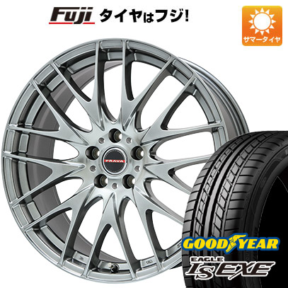 【新品国産5穴114.3車】 夏タイヤ ホイール4本セット 215/55R17 グッドイヤー イーグル エルエス エグゼ(限定) ビッグウエイ LEYSEEN プラバ9M 17インチ :fuji 1841 114801 31590 31590:フジコーポレーション