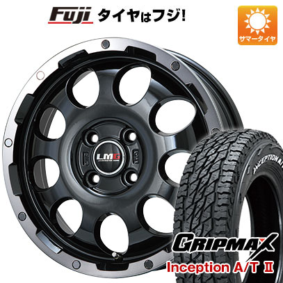 新品 ハスラー デリカミニ(4WD) サマータイヤ ホイール4本セット 165/60R15 GRIPMAX インセプション A/TII RWL(限定) レアマイスター LMG CS 9 15インチ :fuji 21761 110736 42828 42828:フジコーポレーション