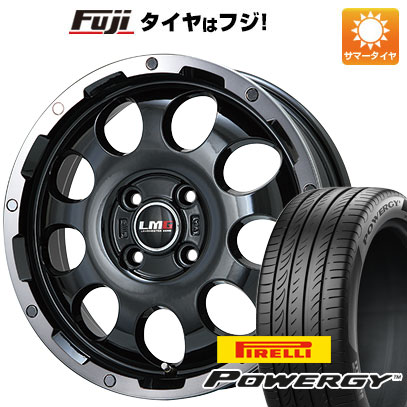 クーポン配布中 【新品国産4穴100車】 夏タイヤ ホイール４本セット 205/45R17 ピレリ パワジー レアマイスター LMG CS 9 ブラック/ブラッククリアリム 17インチ :fuji 1669 148662 36986 36986:フジコーポレーション