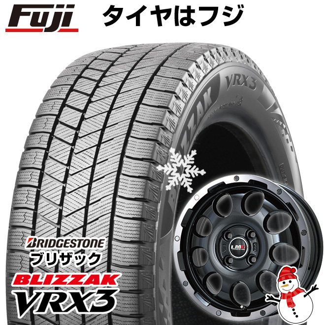 【新品国産4穴100車】 スタッドレスタイヤ ホイール4本セット 185/60R16 ブリヂストン ブリザック VRX3 レアマイスター LMG CS 9 16インチ :fuji 9021 148652 35128 35128:フジコーポレーション