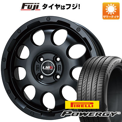 クーポン配布中 【新品国産4穴100車】 夏タイヤ ホイール４本セット 205/45R17 ピレリ パワジー レアマイスター LMG CS 9 マットブラック 17インチ :fuji 1669 148663 36986 36986:フジコーポレーション