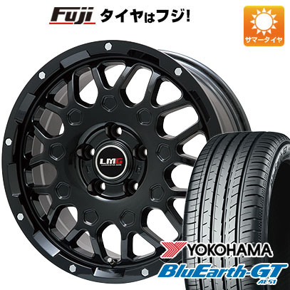 【新品国産5穴114.3車】 夏タイヤ ホイール４本セット 225/50R18 ヨコハマ ブルーアース GT AE51 レアマイスター LMG MS 9W グロスブラック 18インチ :fuji 1301 145332 28543 28543:フジコーポレーション