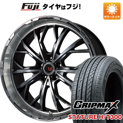 【新品国産5穴114.3車】 夏タイヤ ホイール4本セット 235/55R19 グリップマックス スタチャー H/T300 BSW（限定） レアマイスター LMG ヴァスティア 19インチ :fuji 1121 114065 40206 40206:フジコーポレーション