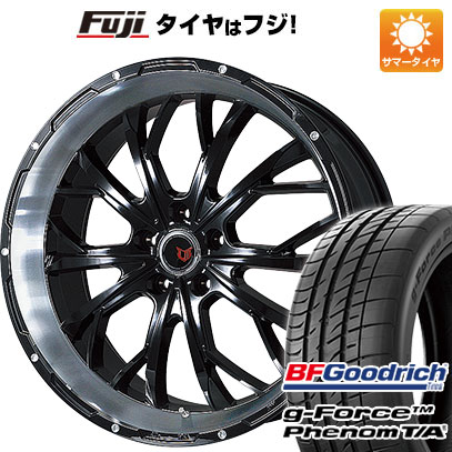 【新品国産5穴114.3車】 夏タイヤ ホイール４本セット 245/45R20 BFグッドリッチ(フジ専売) g-FORCE フェノム T/A レアマイスター LMG ヴァスティア  20インチ｜fujicorporation