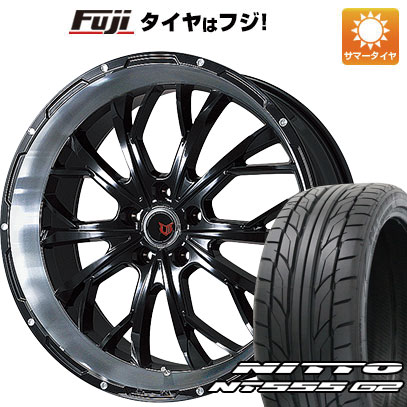 【パンク保証付き】【新品国産5穴114.3車】 夏タイヤ ホイール４本セット 215/45R18 ニットー NT555 G2 レアマイスター LMG ヴァスティア  18インチ｜fujicorporation