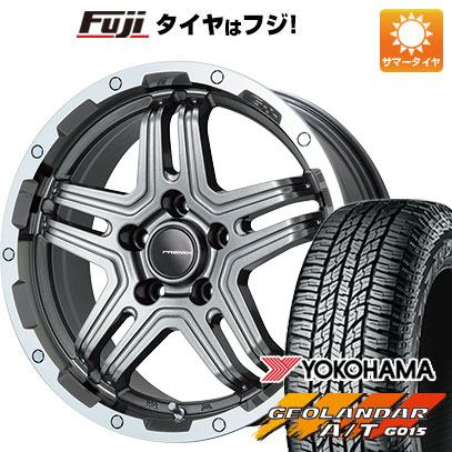 クーポン配布中 【新品国産5穴114.3車】 夏タイヤ ホイール4本セット 245/70R16 ヨコハマ ジオランダー A/T G015 RBL プレミックス グラバス J2 16インチ :fuji 15841 112703 22910 22910:フジコーポレーション