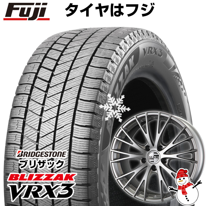 【新品】輸入車用 マカン スタッドレスタイヤ ホイール4本セット 235/55R19 ブリヂストン ブリザック VRX3 MAK レネン 19インチ :fuji 20662 92386 35181 35181:フジコーポレーション