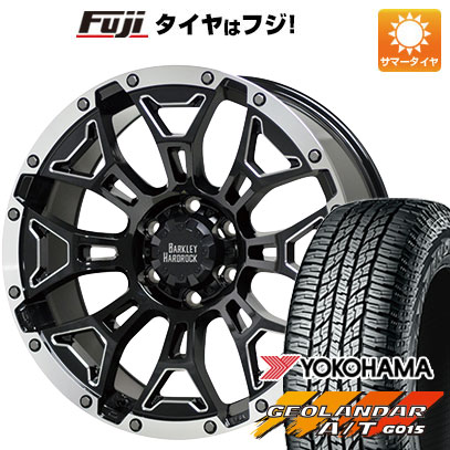 【新品国産5穴114.3】 夏タイヤ ホイール4本セット 215/60R17 ヨコハマ ジオランダー A/T G015 RBL ホットスタッフ バークレイハードロック エルバート 17インチ :fuji 1843 146434 23762 23762:フジコーポレーション