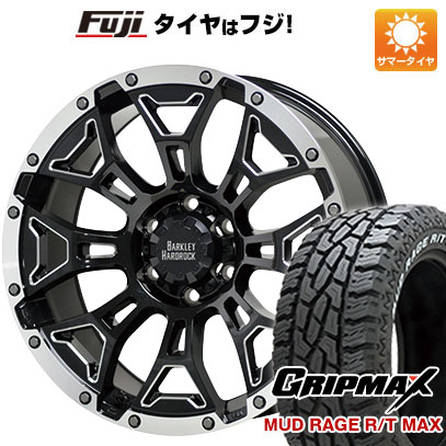 【新品国産6穴139.7車】 夏タイヤ ホイール4本セット 265/70R17 グリップマックス マッドレイジR/T MAX RWL バークレイハードロック エルバート 17インチ :fuji 11822 146435 32743 32743:フジコーポレーション