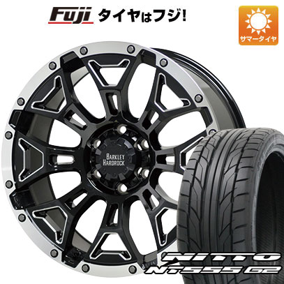 【パンク保証付き】【新品国産5穴114.3車】 夏タイヤ ホイール４本セット 215/45R18 ニットー NT555 G2 バークレイハードロック エルバート 18インチ :fuji 1130 146436 23607 23607:フジコーポレーション