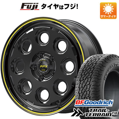 【新品国産5穴114.3車】 夏タイヤ ホイール4本セット 245/65R17 BFグッドリッチ トレールテレーンT/A ORWL 共豊 PPX ミルエイト 17インチ :fuji 19901 129073 36787 36787:フジコーポレーション