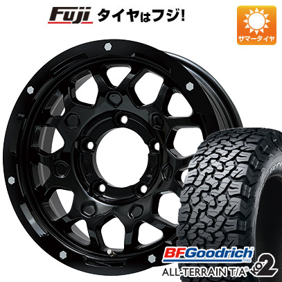 【新品】ジムニーシエラ 夏タイヤ ホイール4本セット 215/70R16 BFグッドリッチ オールテレーンT/A KO2 RWL/RBL レアマイスター LMG MS-9W 16インチ｜fujicorporation