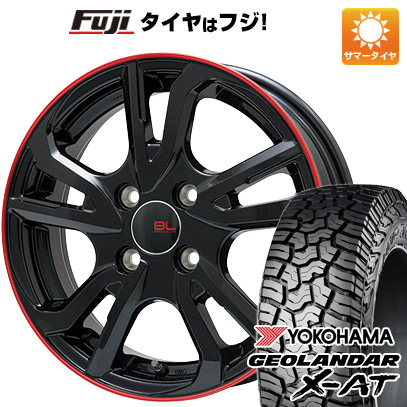 【新品 軽自動車】N BOX タント ワゴンR 夏タイヤ ホイール4本セット 155/65R14 ヨコハマ ジオランダー X AT G016 ブランドルライン レツィオ 14インチ :fuji 10161 116790 37561 37561:フジコーポレーション