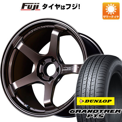 【新品国産5穴114.3車】 夏タイヤ ホイール4本セット 235/55R19 ダンロップ グラントレック PT5 ヨコハマ アドバンレーシング GT ビヨンド 19インチ :fuji 1121 115773 40826 40826:フジコーポレーション