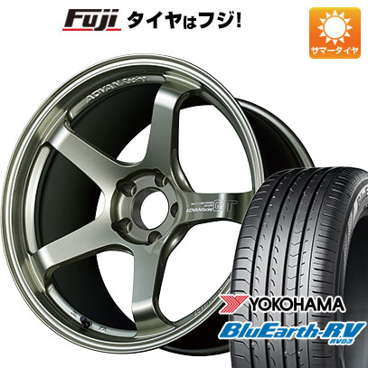 【パンク保証付】【新品国産5穴114.3車】 夏タイヤ ホイール4本セット 245/45R19 ヨコハマ ブルーアース RV 03 ヨコハマ ADVAN Racing GT ビヨンド 19インチ :fuji 1141 115774 36866 36866:フジコーポレーション