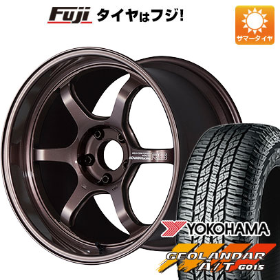 クーポン配布中 【新品国産5穴114.3車】 夏タイヤ ホイール4本セット 225/50R18 ヨコハマ ジオランダー A/T G015 RBL ヨコハマ アドバンレーシング R6 18インチ :fuji 1301 115145 35333 35333:フジコーポレーション