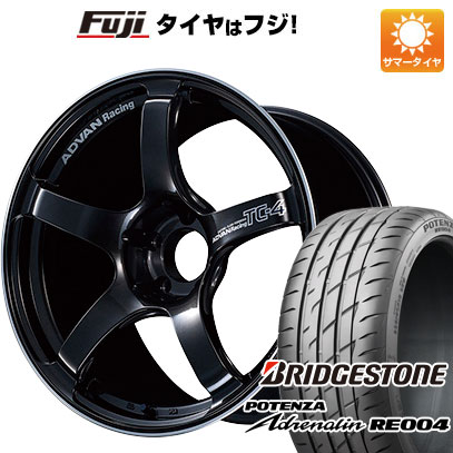 【新品 軽自動車】夏タイヤ ホイール4本セット 165/50R16 ブリヂストン ポテンザ アドレナリン RE004 ヨコハマ アドバンレーシング TC4 16インチ｜fujicorporation