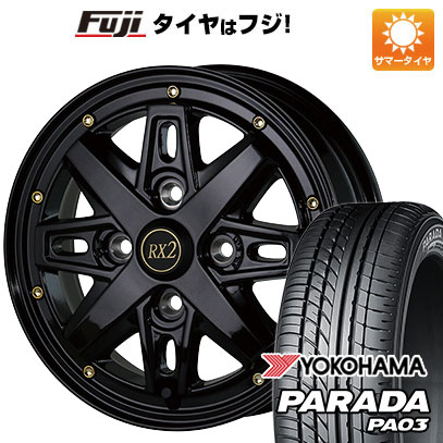 【新品 軽自動車】 夏タイヤ ホイール４本セット 165/55R14 ヨコハマ PARADA PA03 ブラックレター 95/93N アルジェノン フェニーチェ RX 2 14インチ :fuji 21721 145413 31695 31695:フジコーポレーション