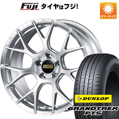 クーポン配布中 【新品国産5穴114.3車】 夏タイヤ ホイール４本セット 225/55R18 ダンロップ グラントレック PT5 BBS JAPAN RE V7 18インチ :fuji 1321 147843 40818 40818:フジコーポレーション