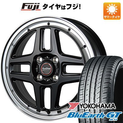 【新品 軽自動車】N BOX タント ワゴンR 夏タイヤ ホイール4本セット 165/55R15 ヨコハマ ブルーアース GT AE51 ブレスト ビートステージ WT C 15インチ :fuji 21761 126108 28574 28574:フジコーポレーション