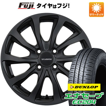 【新品国産4穴100車】 夏タイヤ ホイール4本セット 185/55R16 ダンロップ エナセーブ EC204 ブリヂストン バルミナ TR10 16インチ｜fujicorporation