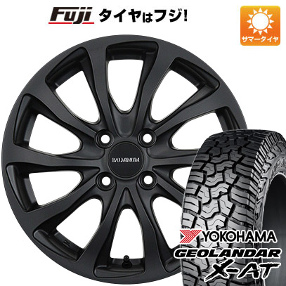 クーポン配布中 【新品 軽自動車】ハスラー 夏タイヤ ホイール4本セット 165/60R15 ヨコハマ ジオランダー X AT G016 ブリヂストン バルミナ TR10 15インチ :fuji 21761 112423 39666 39666:フジコーポレーション