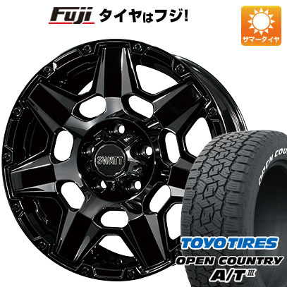 【新品国産5穴114.3車】 夏タイヤ ホイール４本セット 215/70R16 トーヨー オープンカントリー A/T III RWL/RBL クライメイト スワット(SBC) 16インチ :fuji 1581 154223 42838 42838:フジコーポレーション